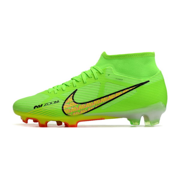 Botas de fútbol Nike Zoom Mercurial Superfly 9 Academy FG para terreno firme, color verde