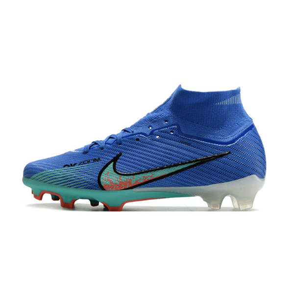 Nike Zoom Mercurial Superfly 9 Elite Blue and Green Firm Ground FG Football Boot