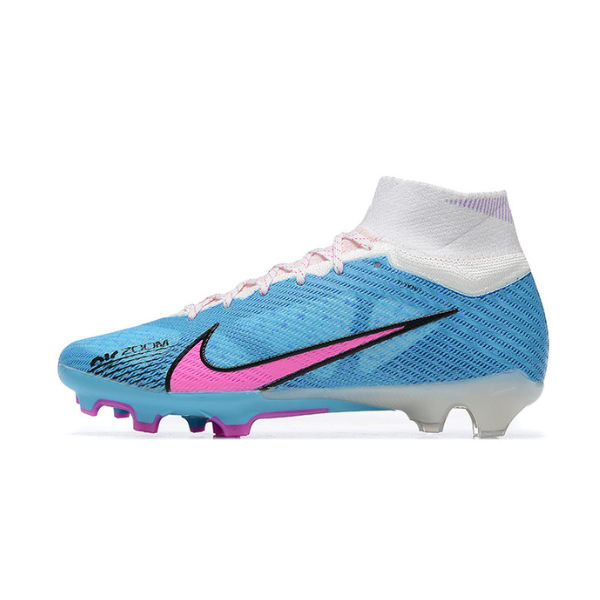 Nike Zoom Mercurial Superfly 9 Elite Blue and Pink Firm Ground FG Football Boot