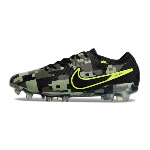 Nike Tiempo 10 Legend Elite Camouflage Green Firm Ground FG Football Boot