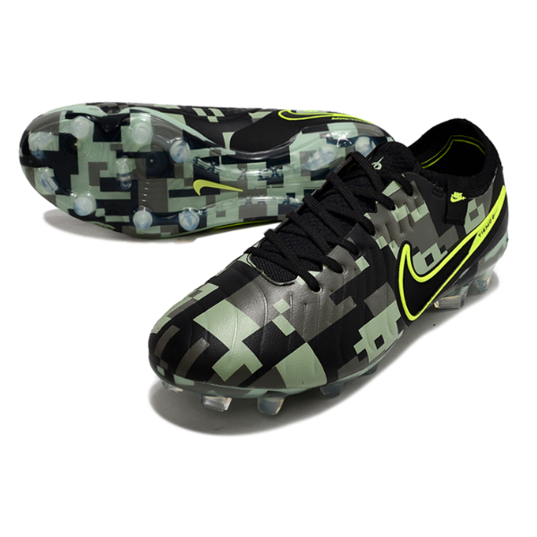 Nike Tiempo 10 Legend Elite Camouflage Green Firm Ground FG Football Boot