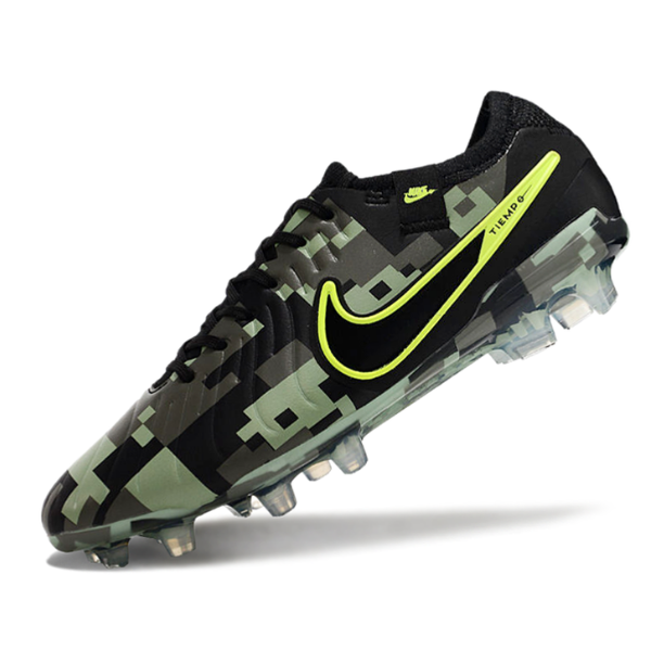 Nike Tiempo 10 Legend Elite Camouflage Green Firm Ground FG Football Boot