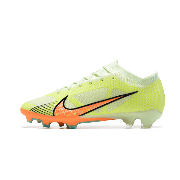 Botas de fútbol Nike Zoom Mercurial Vapor 15 Elite FG para terreno firme, color amarillo y naranja