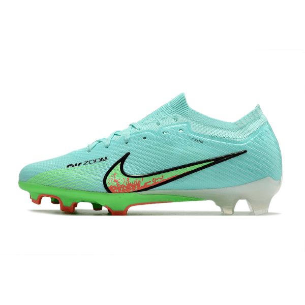 Nike Zoom Mercurial Vapor 15 Elite Light Blue and Green Firm Ground FG Football Boot