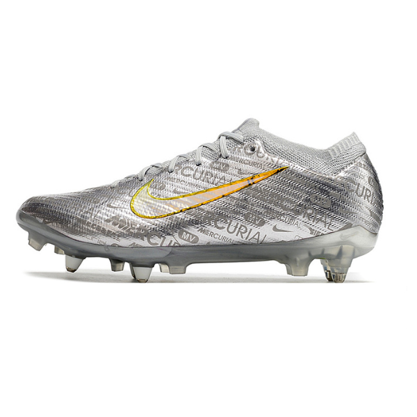 Nike Zoom Mercurial Vapor 15 Elite Silver Aluminum Studs SG Football Boot