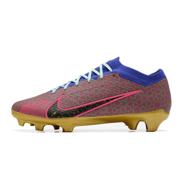 Botas de fútbol Nike Zoom Mercurial Vapor 15 Elite FG para terreno firme, color rosa y verde