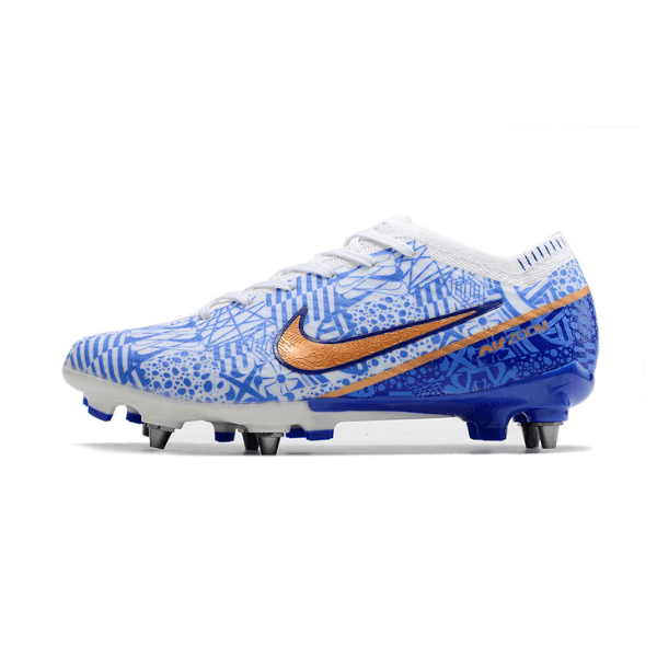 Botas de fútbol Nike Zoom Mercurial Vapor 15 Elite Azul CR7 con tacos mixtos SG
