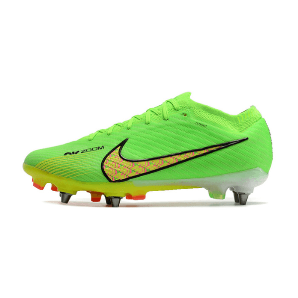 Botas de fútbol Nike Zoom Mercurial Vapor 15 Elite SG con tacos mixtos en verde y amarillo