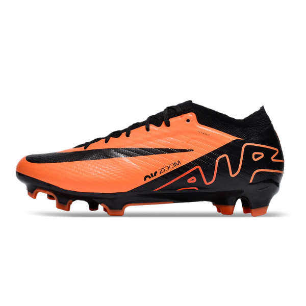 Nike Zoom Mercurial Vapor 15 Elite Orange and Black Firm Ground FG Football Boot
