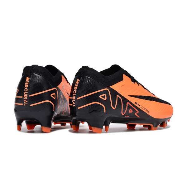 Nike Zoom Mercurial Vapor 15 Elite Orange and Black Firm Ground FG Football Boot