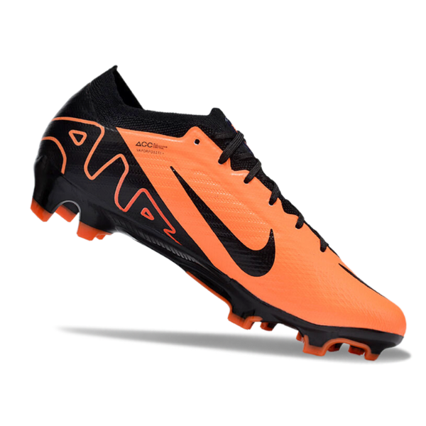 Nike Zoom Mercurial Vapor 15 Elite Orange and Black Firm Ground FG Football Boot