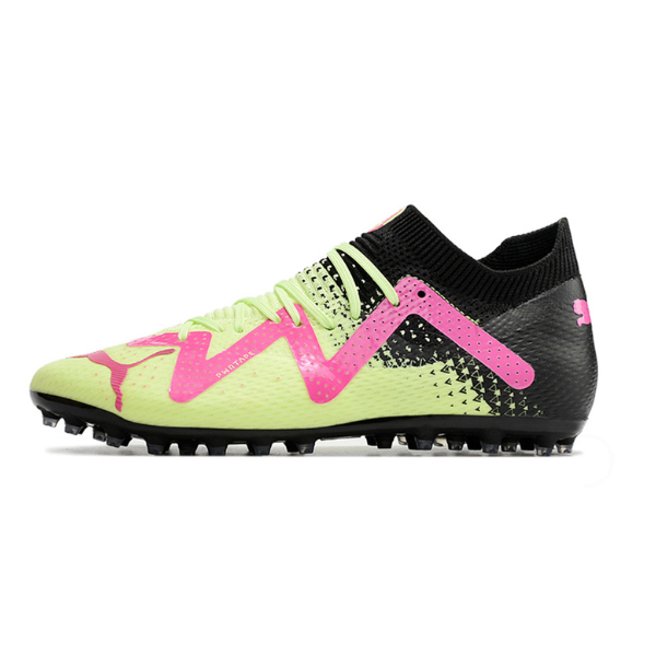 Puma Future Ultimate Green and Pink Multi Ground MG Football Boot