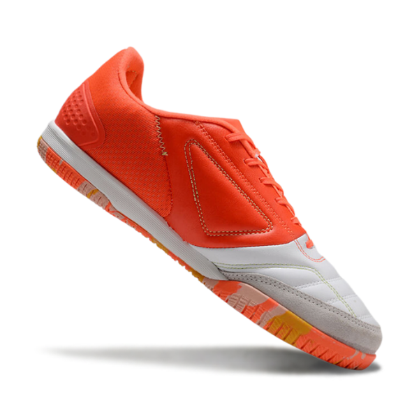 Botas de fútbol sala Adidas Competition Top IC blancas y naranjas