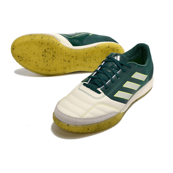 Botas de fútbol sala Adidas Competition Top IC blancas y verdes