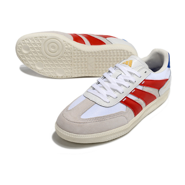 Adidas Predator 24 League Low White Red and Blue Futsal IC Football Boot