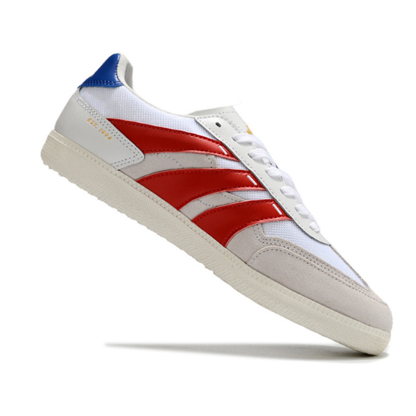 Adidas Predator 24 League Low White Red and Blue Futsal IC Football Boot