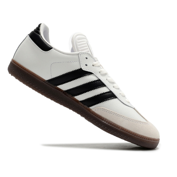 Botas de fútbol sala Adidas Samba Classic Messi TF blancas y negras