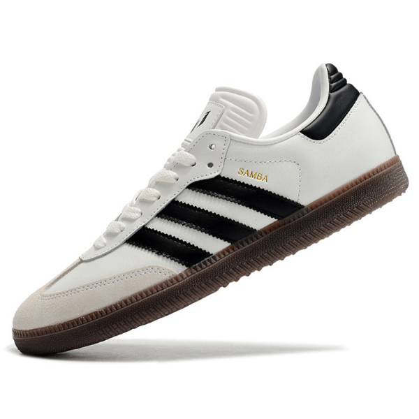 Botas de fútbol sala Adidas Samba Classic Messi TF blancas y negras