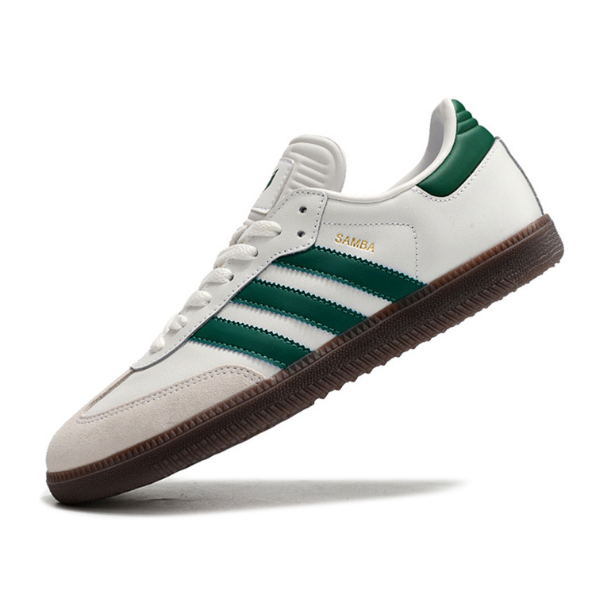 Botas de fútbol sala Adidas Samba Classic Messi TF blancas y verdes