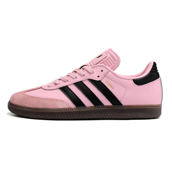 Botas de fútbol sala Adidas Samba Classic Messi Inter de Miami rosa y negro TF