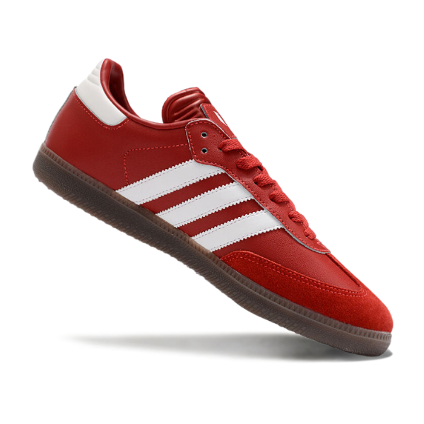Botas de fútbol sala Adidas Samba Classic Messi TF rojas y blancas