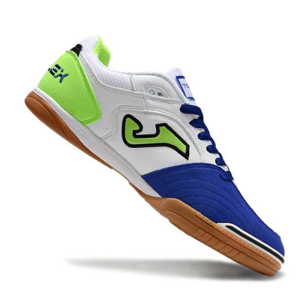 Botas de fútbol sala Joma Top Flex 24 IC blanco, azul y verde IC
