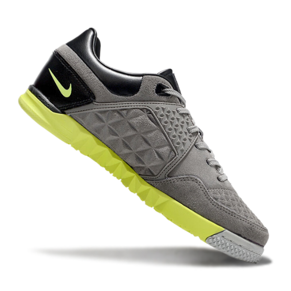 Nike5 Street Gato Gray and Green Indoor IC Football Boot