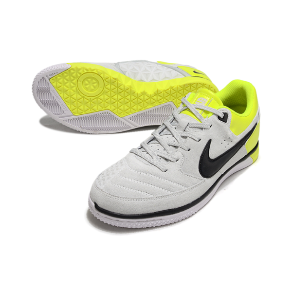 Botas de fútbol sala Nike5 Street Gato IC gris y verde