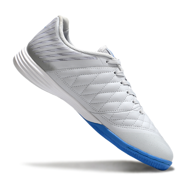 Nike Lunar Gato II Gray and Blue Indoor IC Football Boot