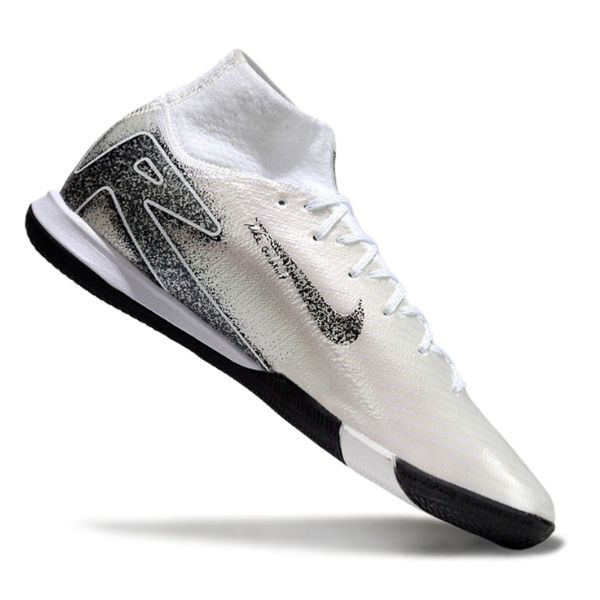 Botas de fútbol sala Nike Mercurial Superfly 10 Elite IC blancas y negras