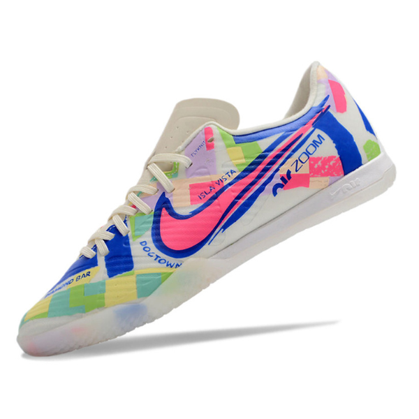 Botas de fútbol sala Nike Vapor 15 Academy SolCal Pack IC blancas y azules