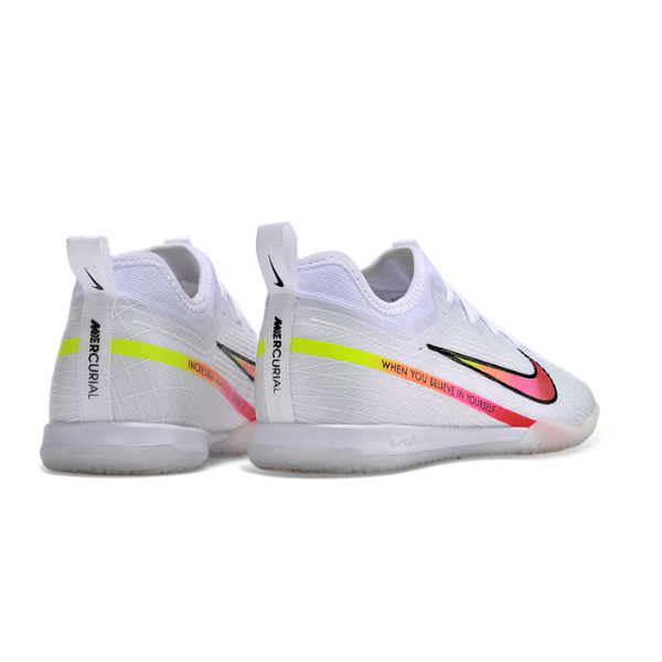 Nike Vapor 15 Pro Zoom Marcus Rashford Pack White and Black Indoor IC Football Boot