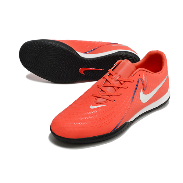 Botas de fútbol sala Nike Phantom GX2 Academy IC sin cordones, color negro y amarillo