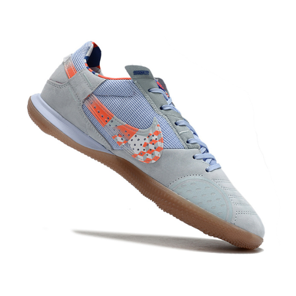 Nike Streetgato IC Gray Purple and Orange Indoor IC Football Boot
