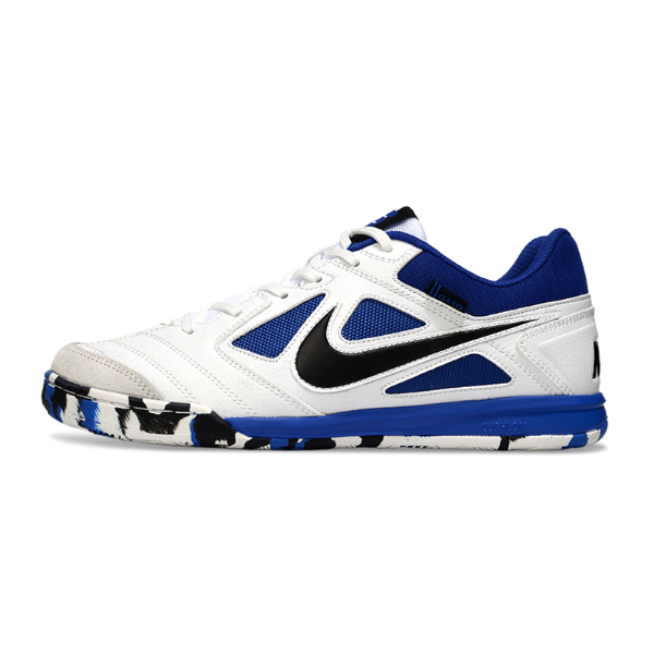 Botas de fútbol sala Nike SB Gato X Supreme IC en blanco, azul y negro