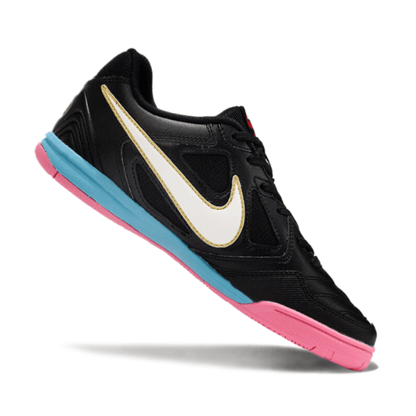 Botas de fútbol sala Nike SB Gato X Supreme IC en negro, rosa y azul