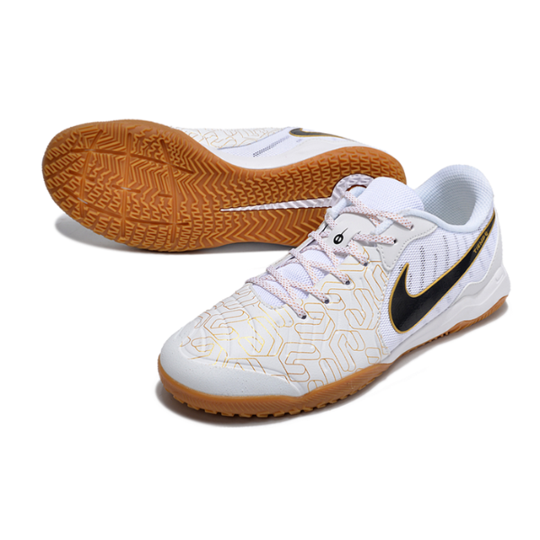 Botas de fútbol sala Nike Tiempo 10 Legend Academy Golden Touch Pack amarillo y negro IC