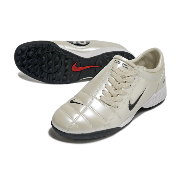 Nike Total 90 III Gray and Black Turf TF Football Boot
