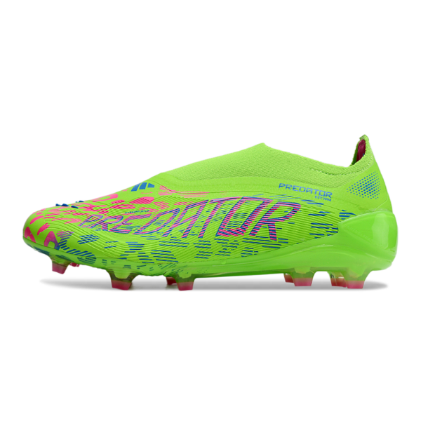 Botas de fútbol Adidas Predator 25 Elite sin cordones Mystic Victory Pack Firm Ground FG para niños