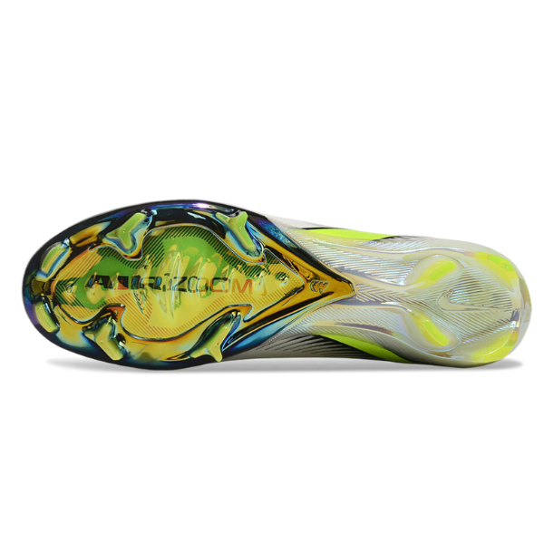 Botas de fútbol Nike Air Zoom Mercurial Superfly 10 Elite para niños, color blanco, verde y negro, para terreno firme FG