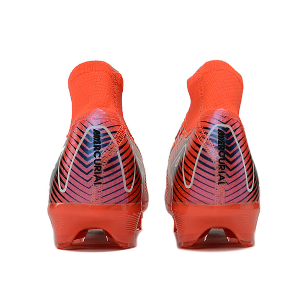 Nike Air Zoom Mercurial Superfly 10 Elite Red and Black Firm Ground FG Kids Football Boot