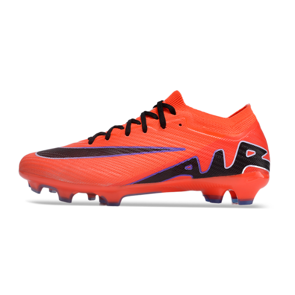 Nike Zoom Mercurial Vapor 15 Elite Orange Black and Purple Firm Ground FG Kids Football Boot