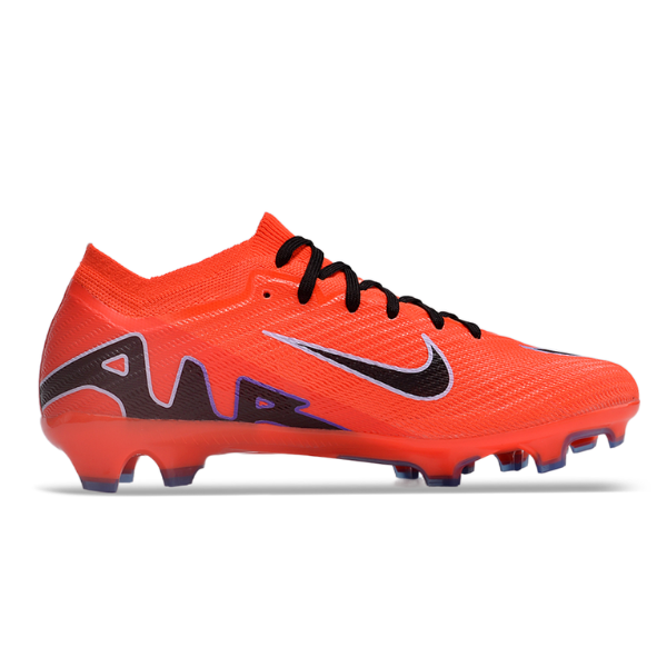 Nike Zoom Mercurial Vapor 15 Elite Orange Black and Purple Firm Ground FG Kids Football Boot