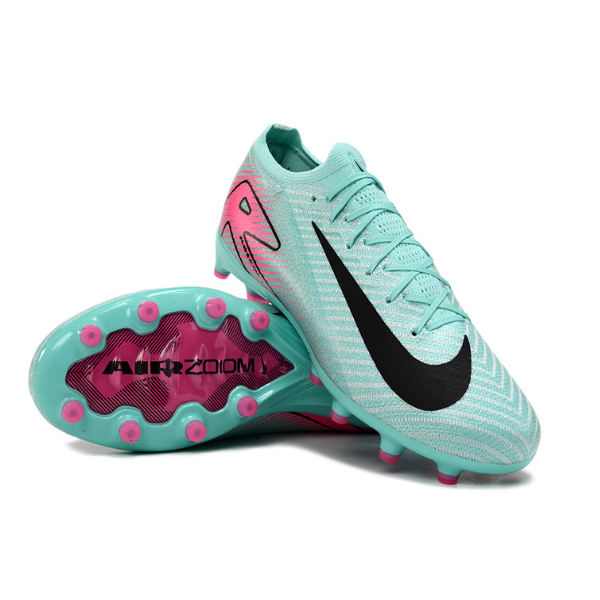 Nike Air Zoom Mercurial Vapor 16 Elite Kids Artificial Ground AG Football Boot Blue and Pink