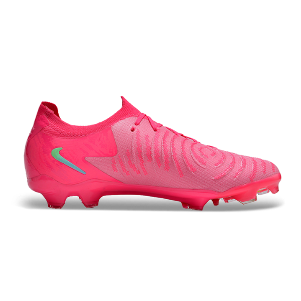 Nike Phantom GX2 Elite Pink and Green Firm Ground FG Kids Football Boot