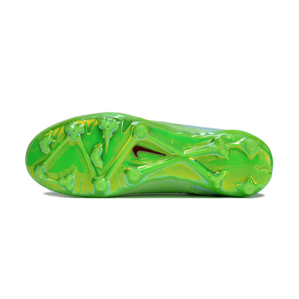 Botas de fútbol Nike Phantom GX Elite DF verde para terreno firme FG para niños