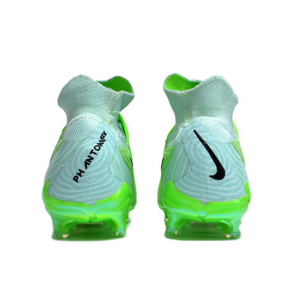 Botas de fútbol Nike Phantom GX Elite DF verde para terreno firme FG para niños