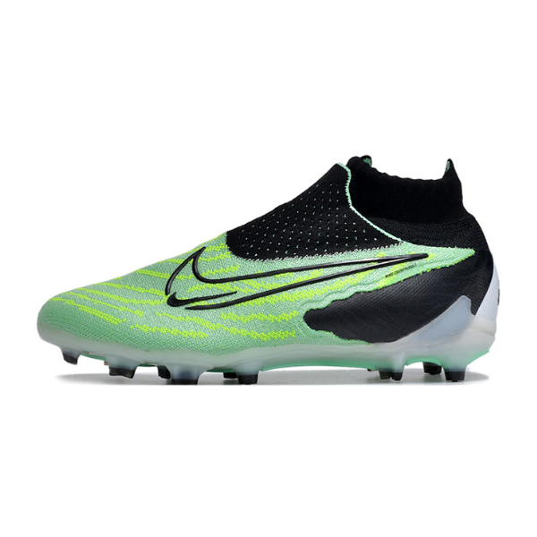 Nike Phantom GX Elite DF Green and Black Firm Ground FG Kids Football Boot