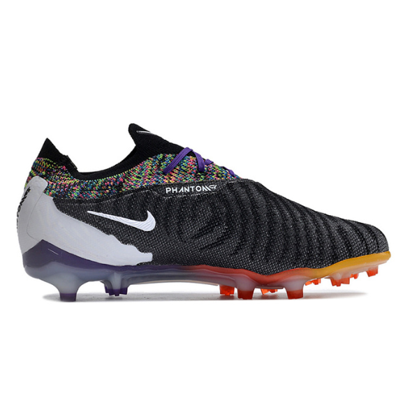 Nike Phantom GX Elite Black and Multicolor Firm Ground FG Kids Football Boot