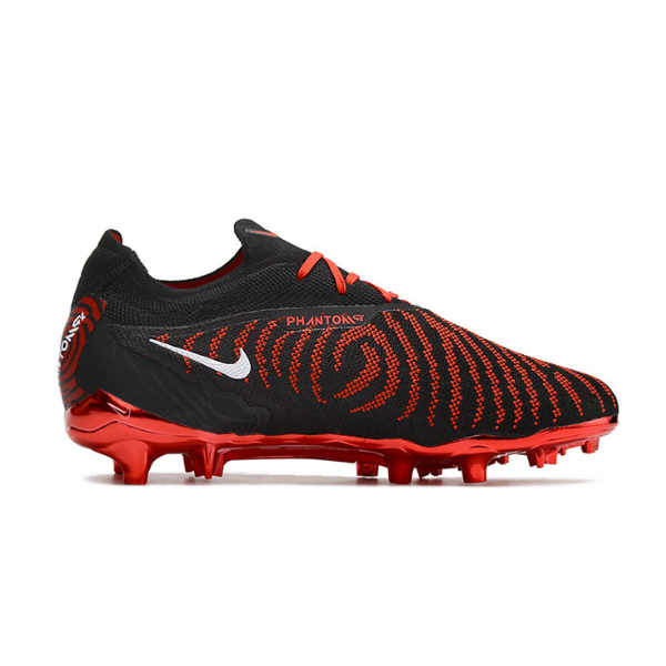 Nike Phantom GX Elite Black and Red Firm Ground FG Kids Football Boot